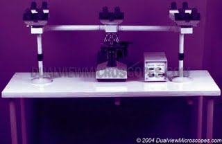 Microscopio para estudio en grupo. Equipo de microscopia para estudio en grupo, buena opcion para universidades y estudios de postgrado.