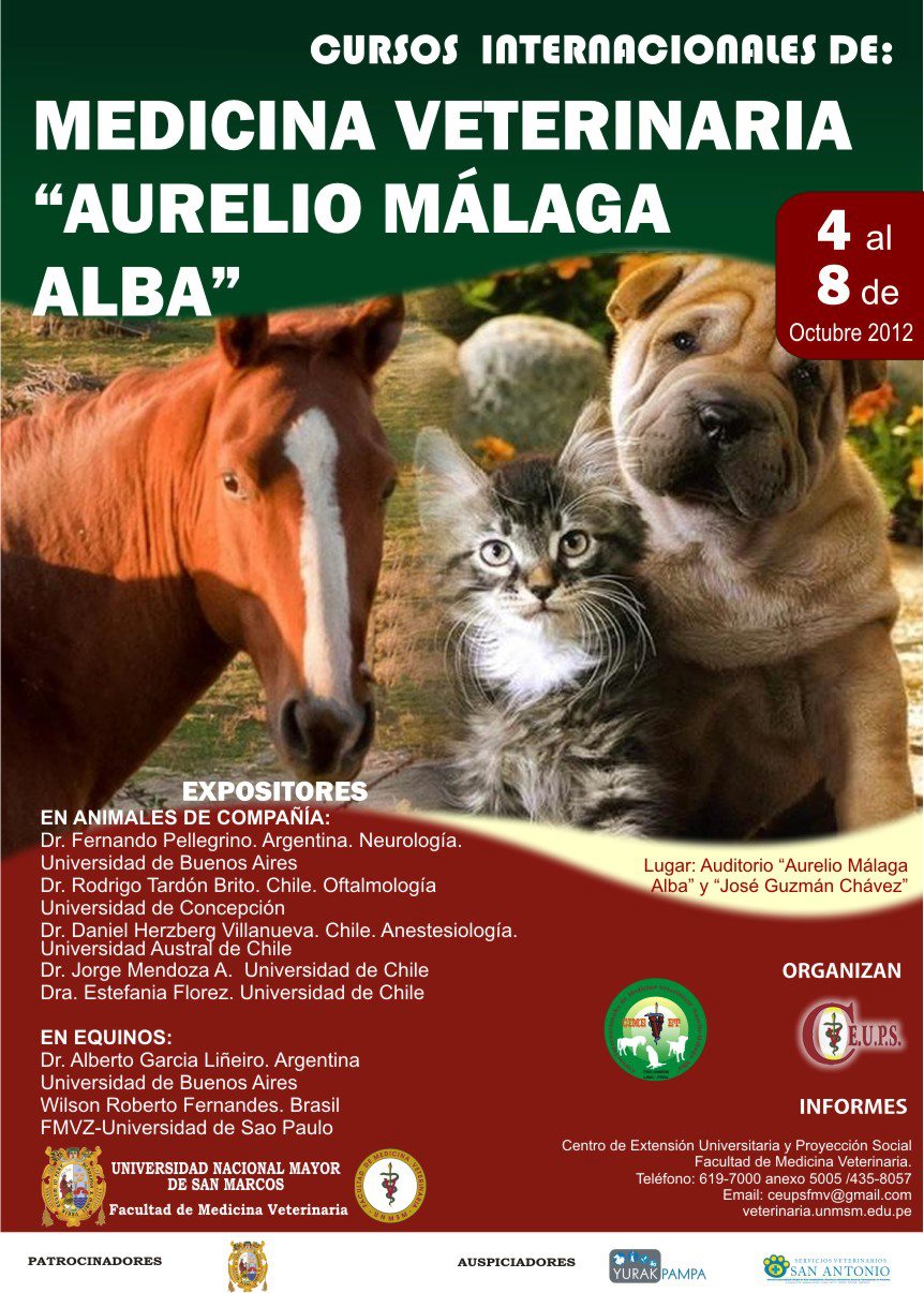 Cursos relacionados a medicina veterinaria