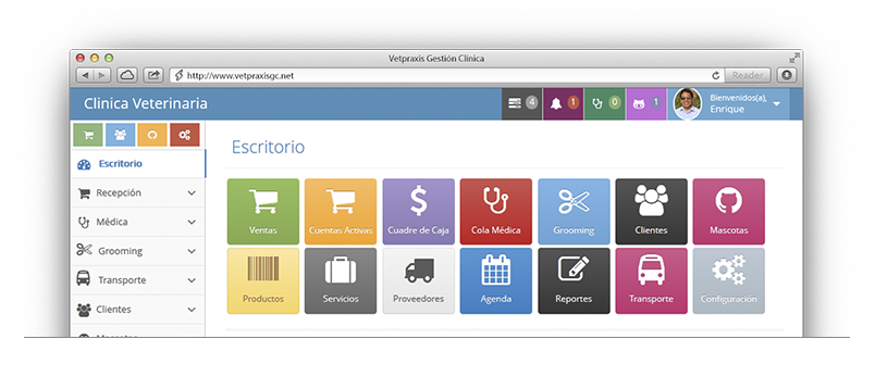 Software de veterinaria - Vetpraxis Gestión Clínica
